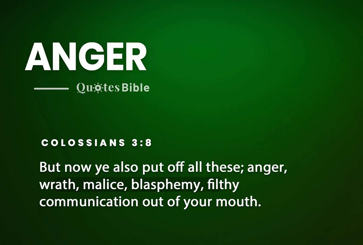 anger bible verses quote