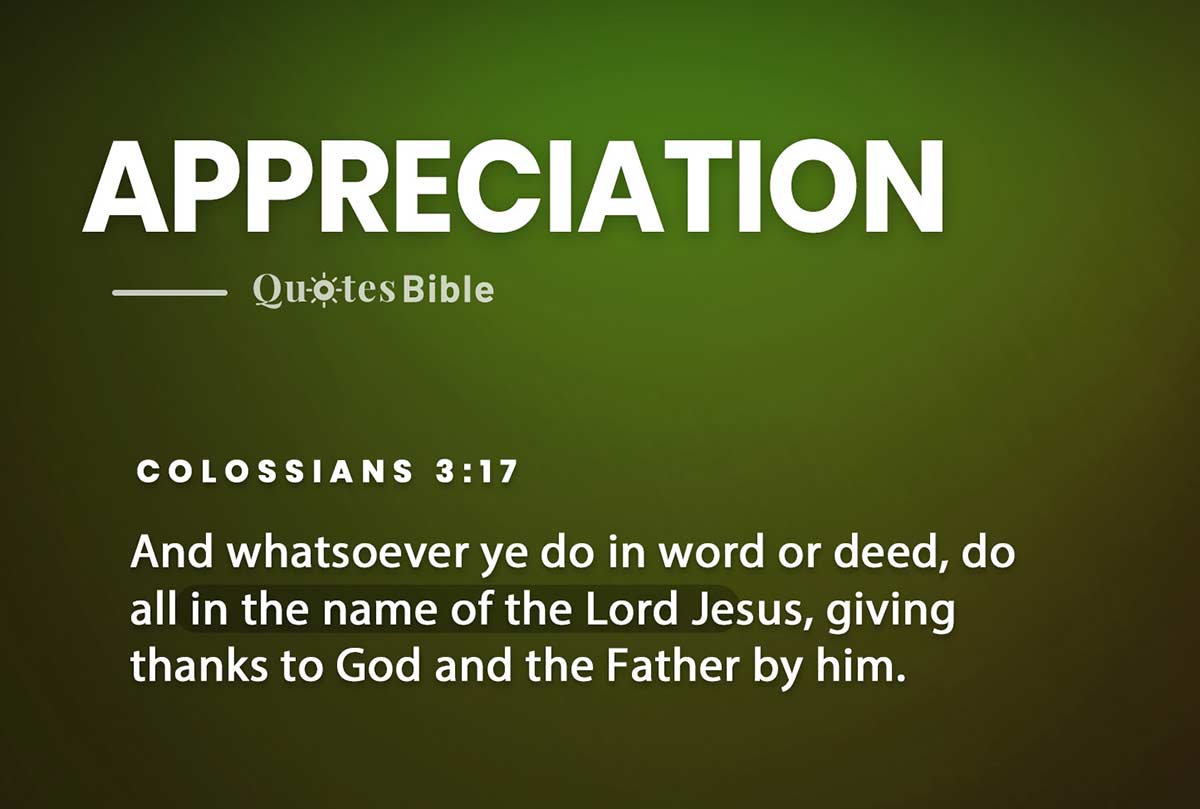 appreciation bible verses quote