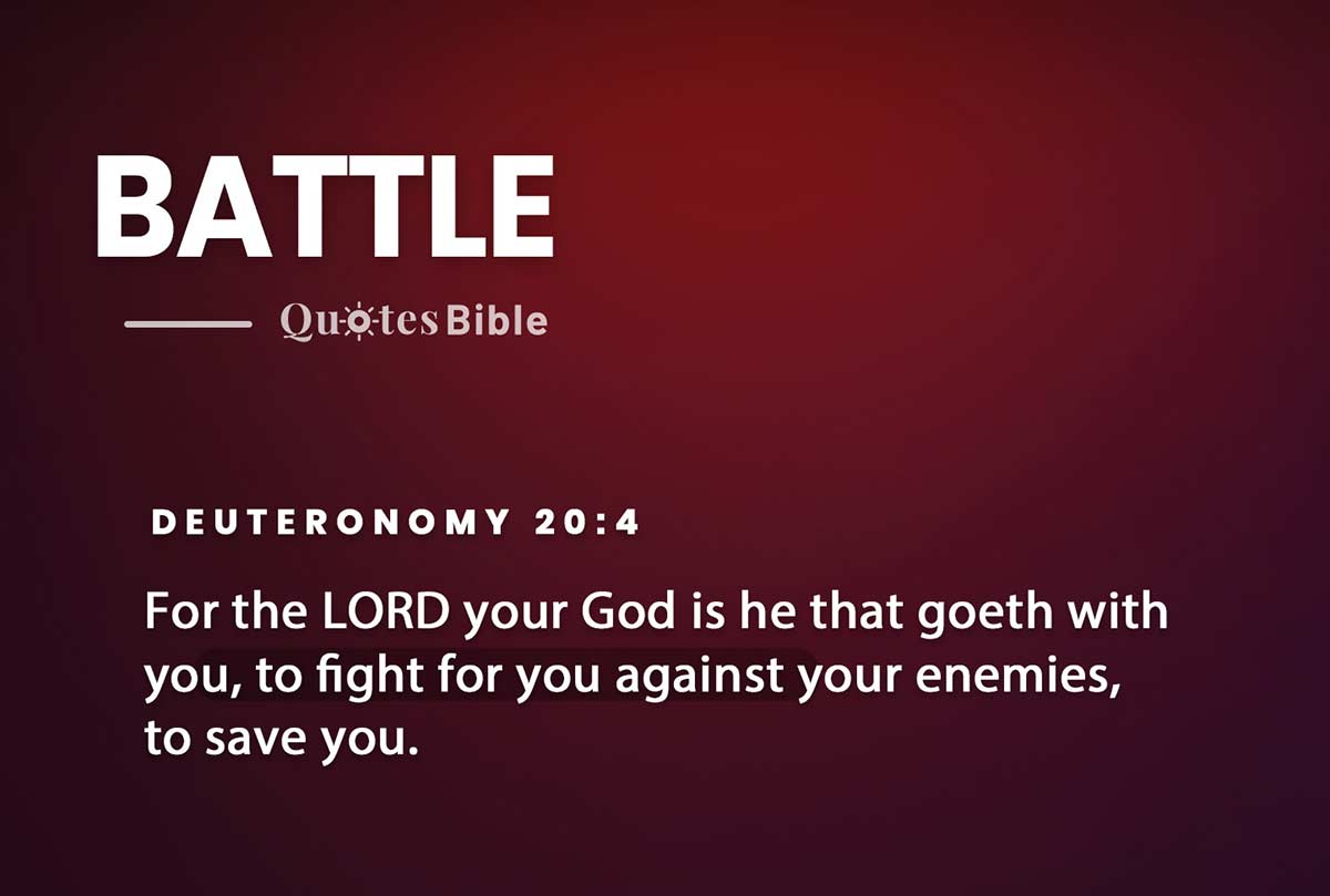 battle bible verses quote