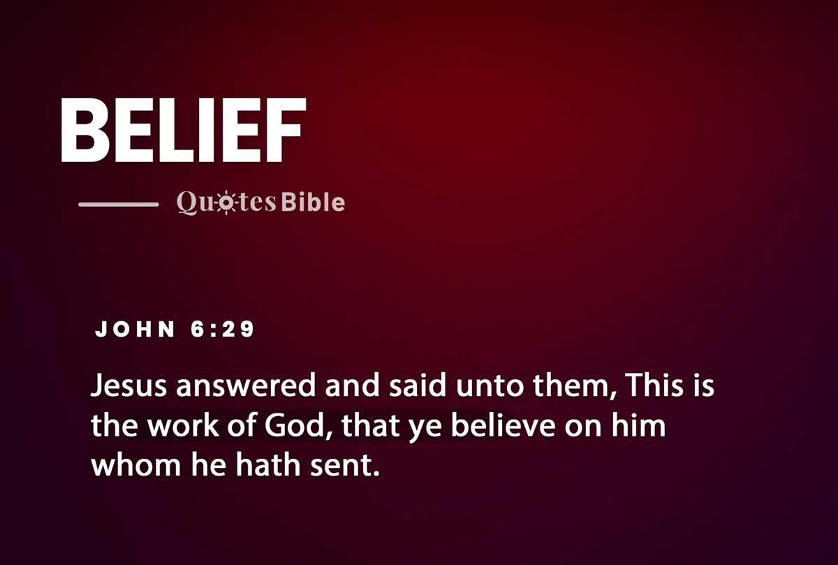 belief bible verses quote