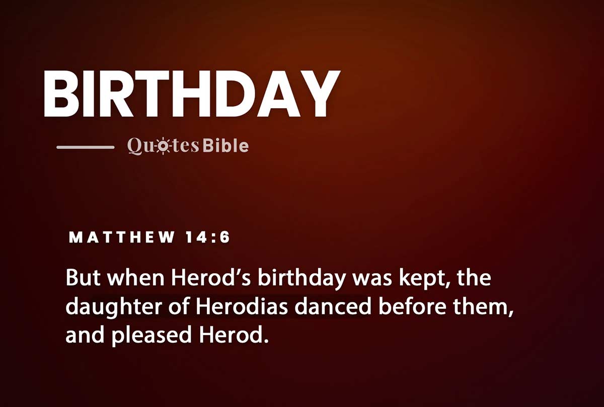 birthday bible verses quote