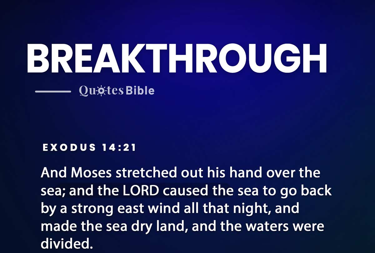 breakthrough bible verses quote