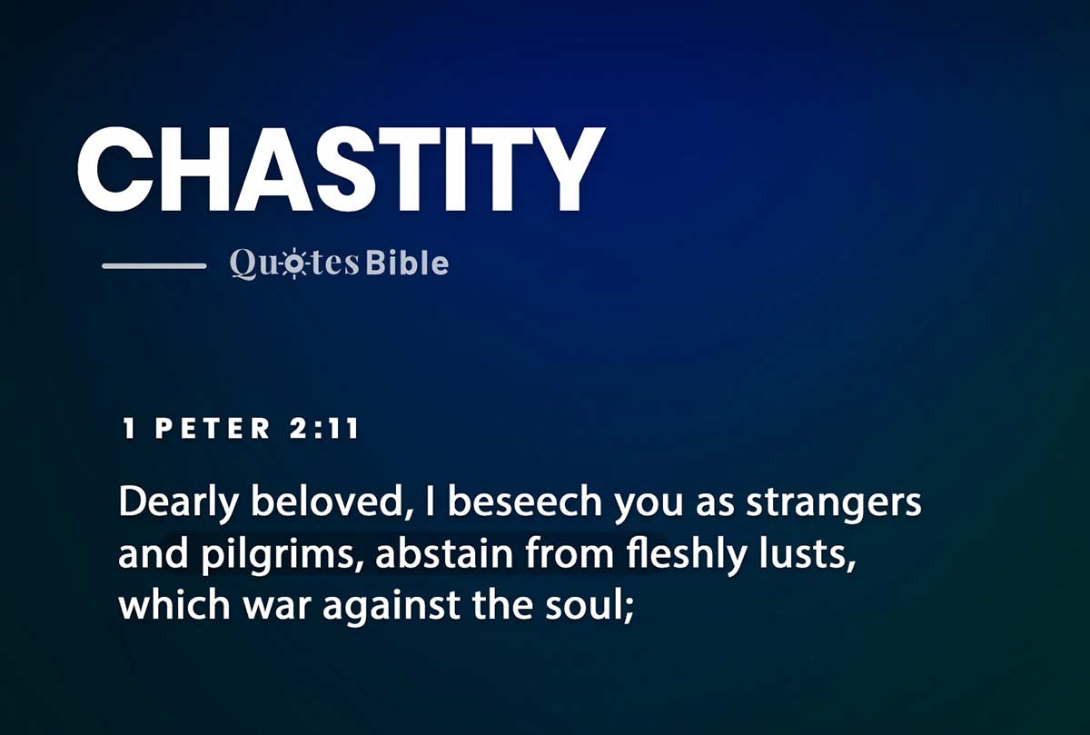 chastity bible verses quote