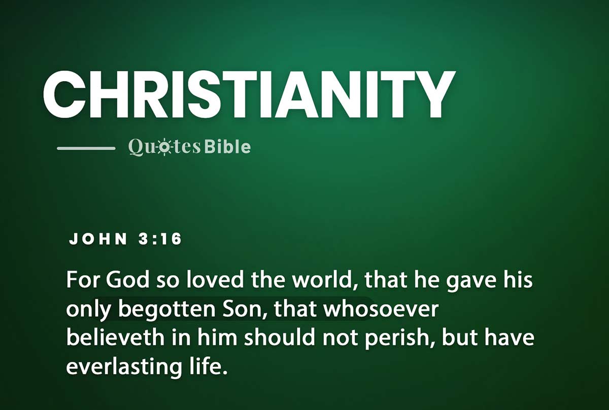 christianity bible verses quote