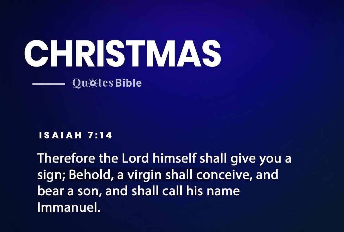 christmas bible verses quote