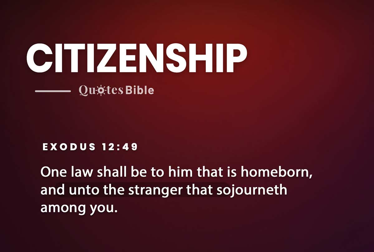 citizenship bible verses quote