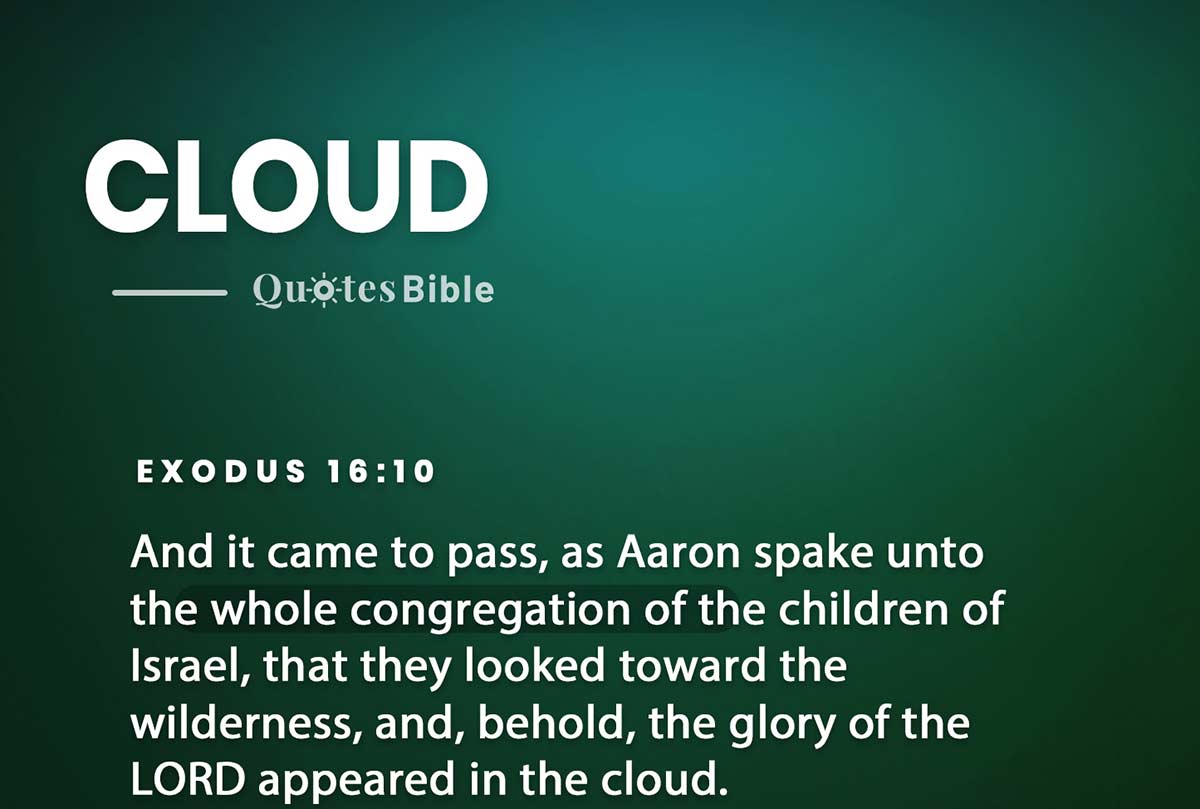 cloud bible verses quote