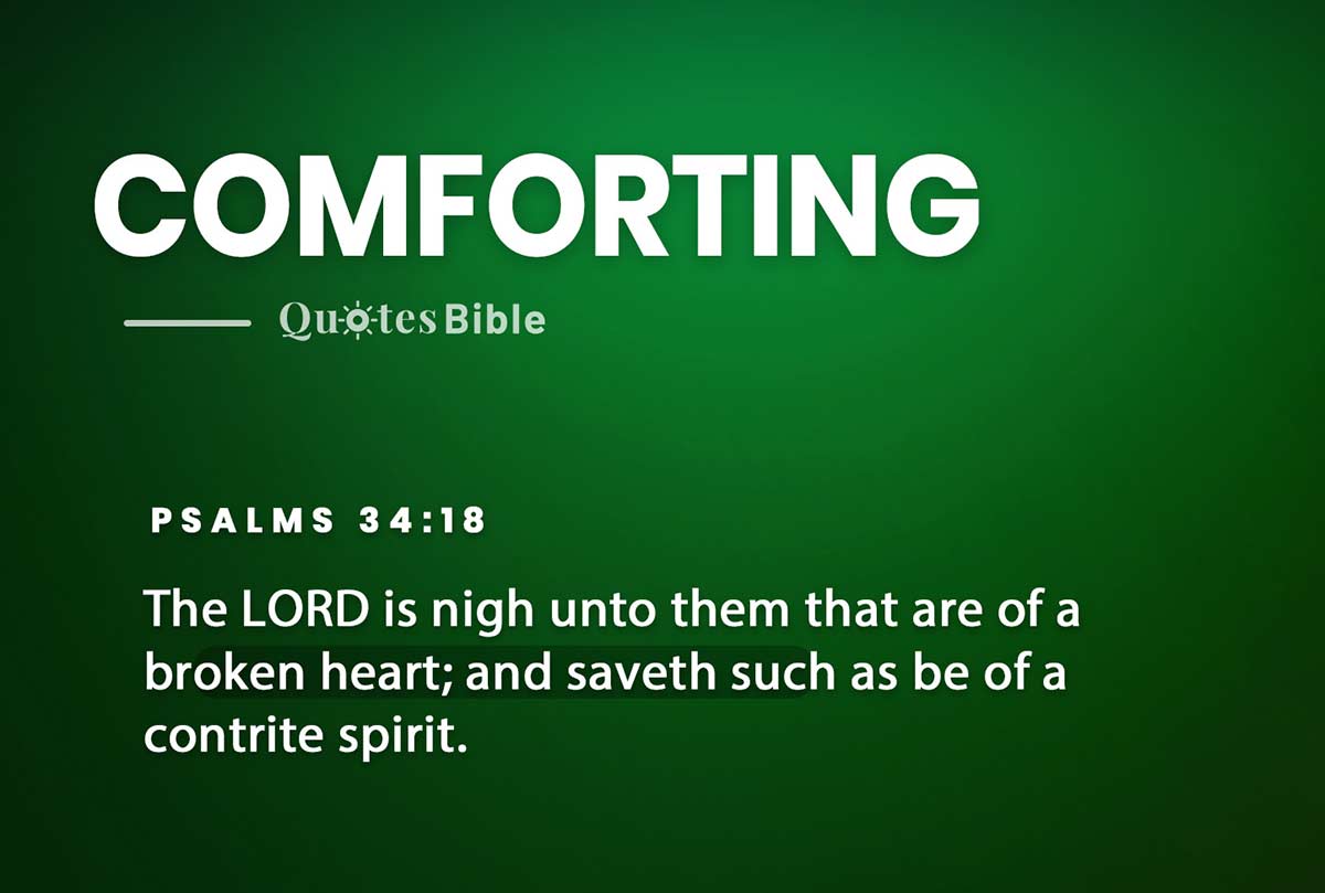 comforting bible verses quote