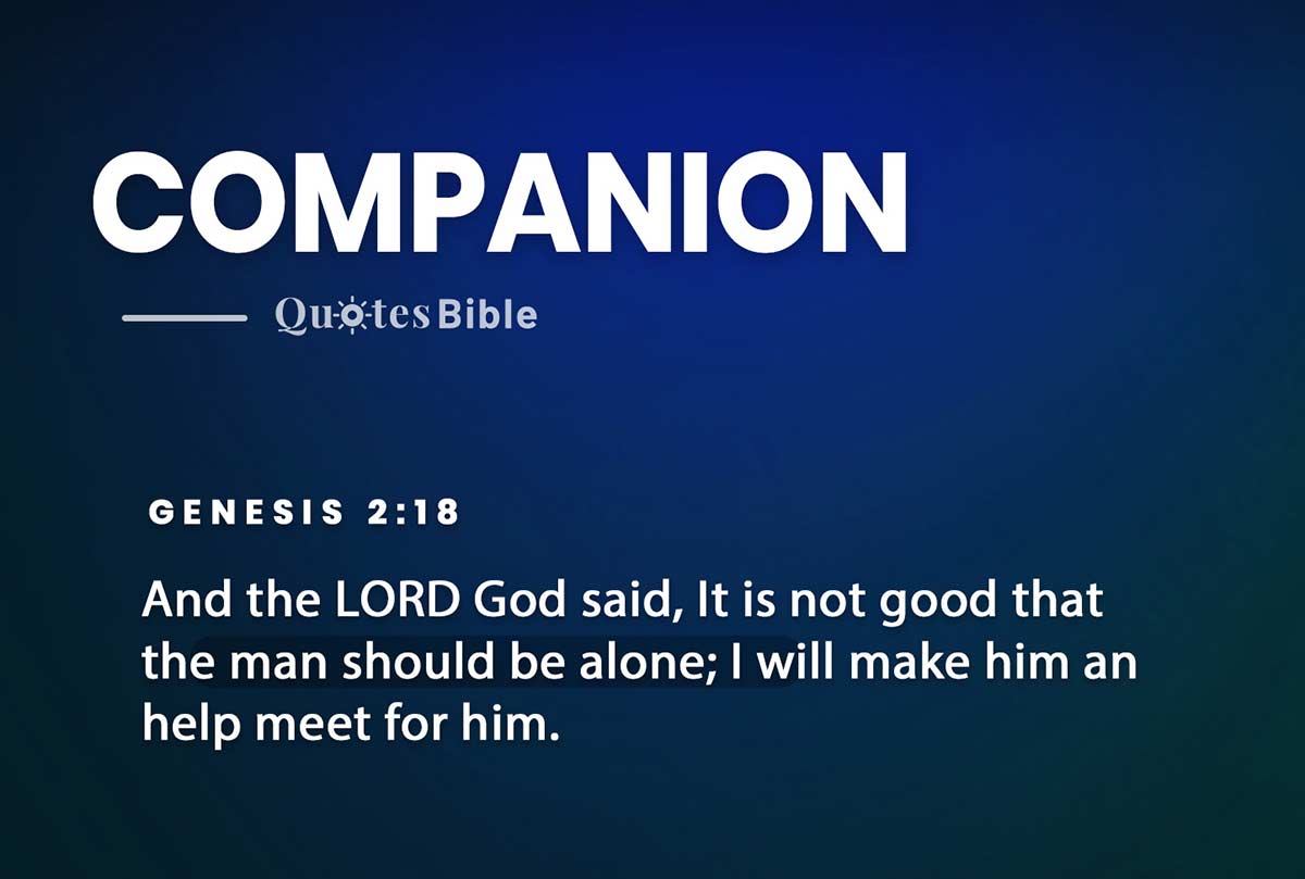 companion bible verses quote