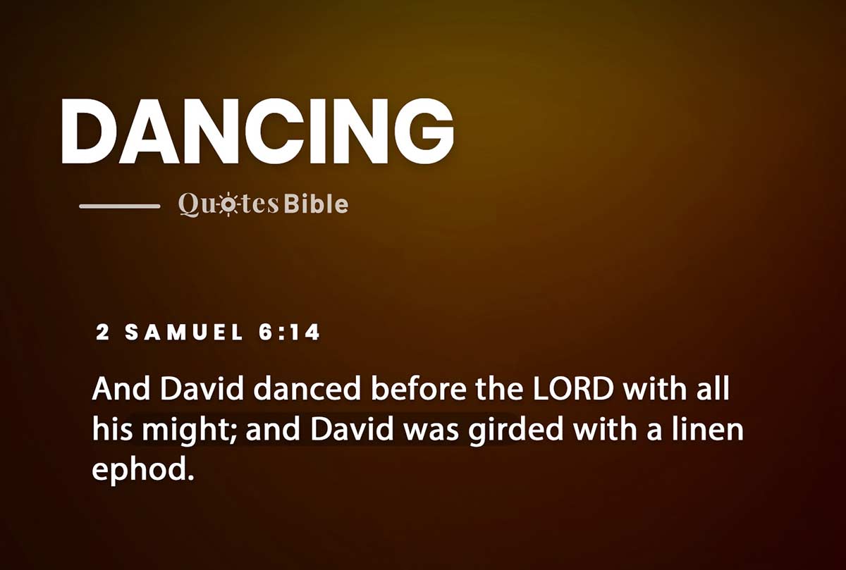 dancing bible verses quote