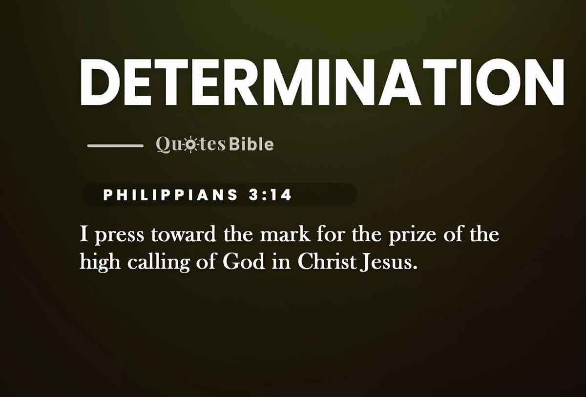 determination bible verses quote