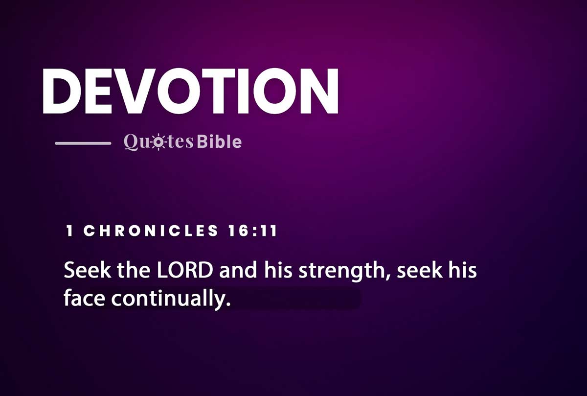 devotion bible verses quote