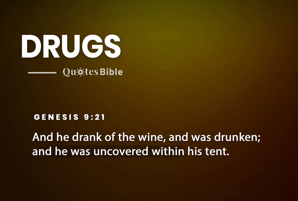 drugs bible verses quote