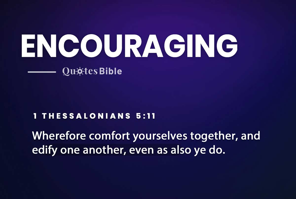 encouraging bible verses quote