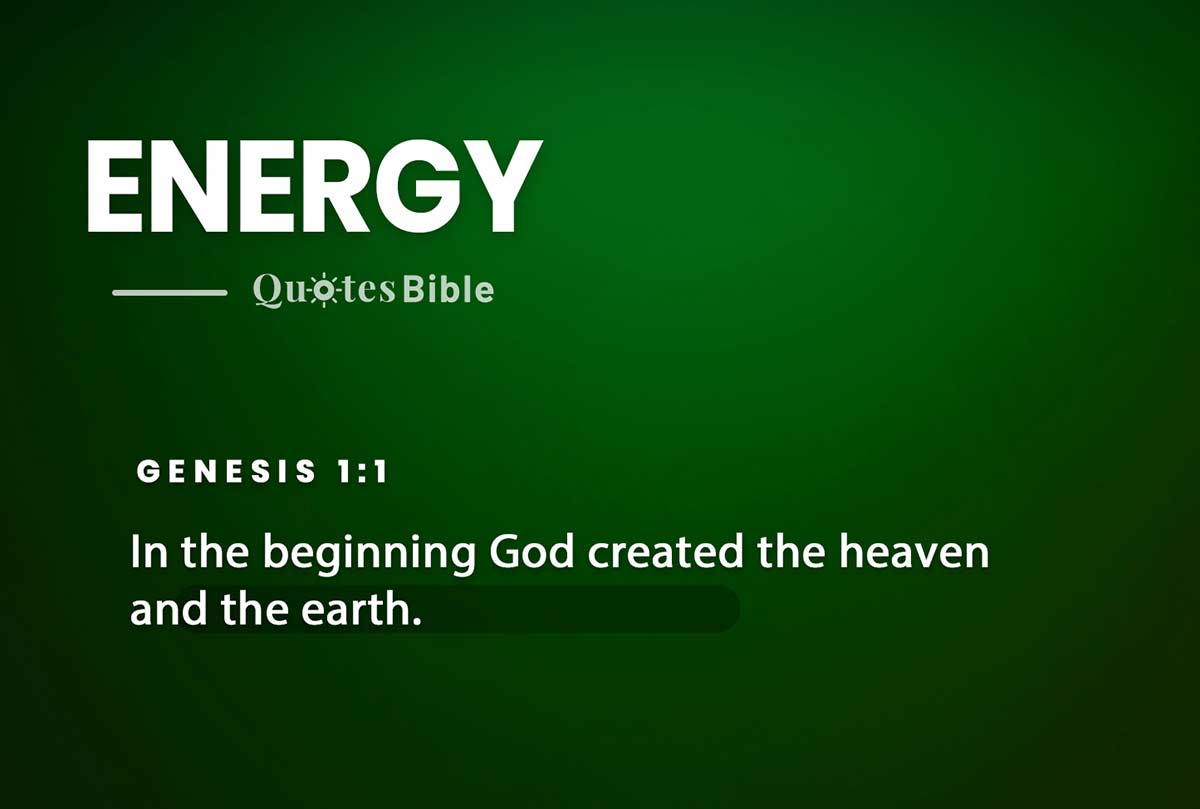 energy bible verses quote