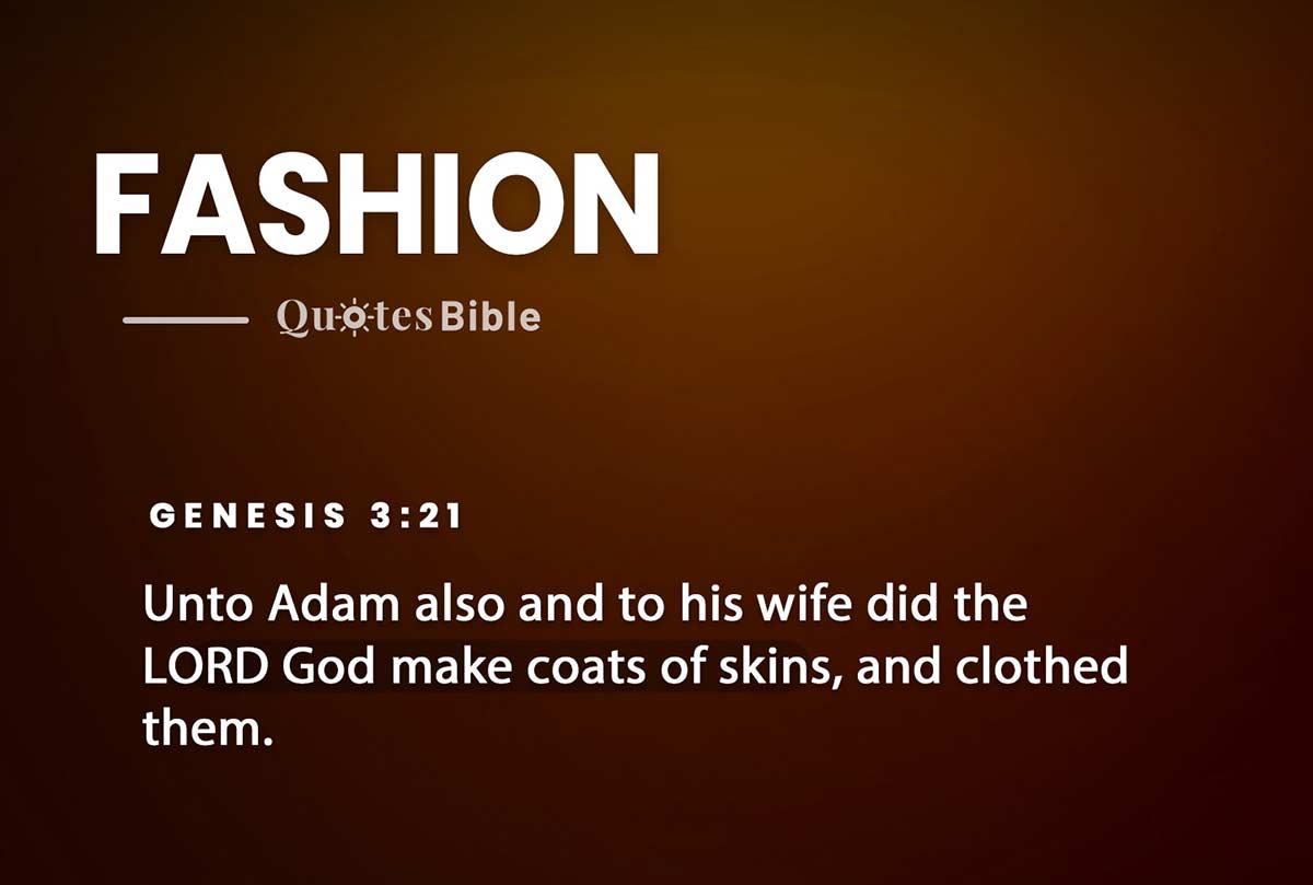 fashion bible verses quote