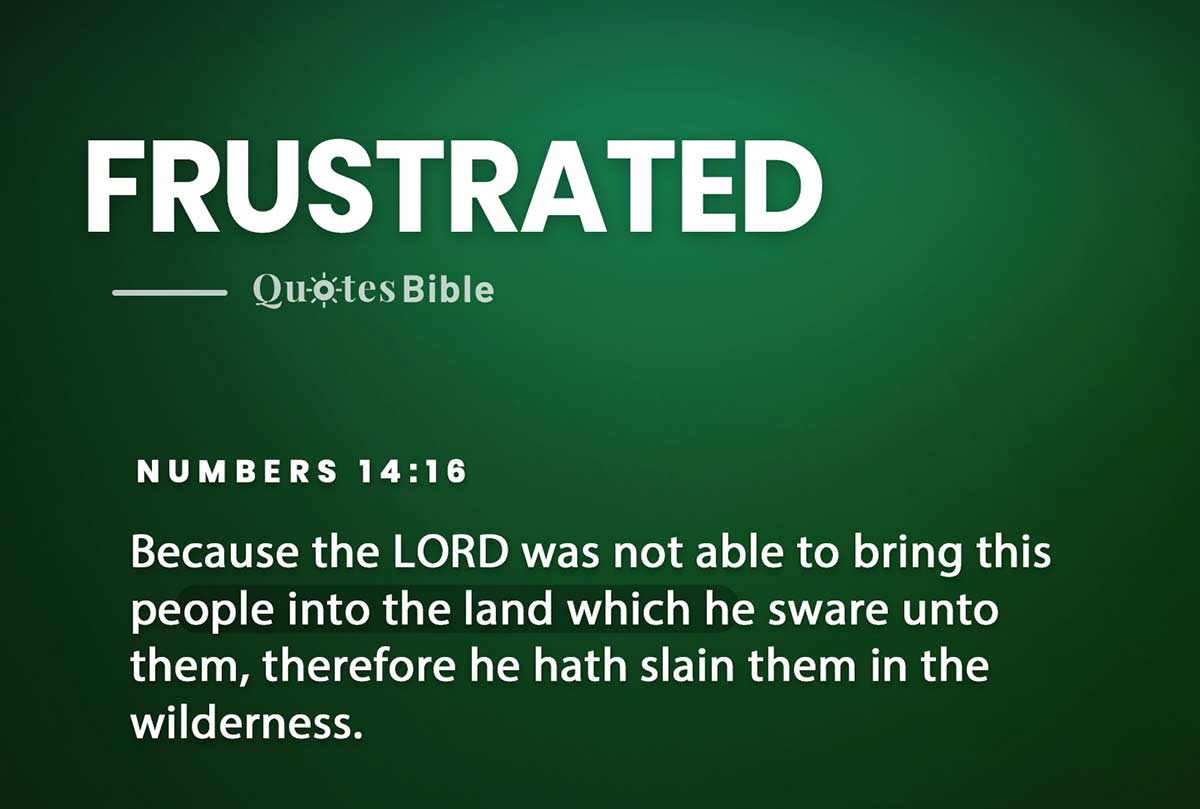 frustrated bible verses quote