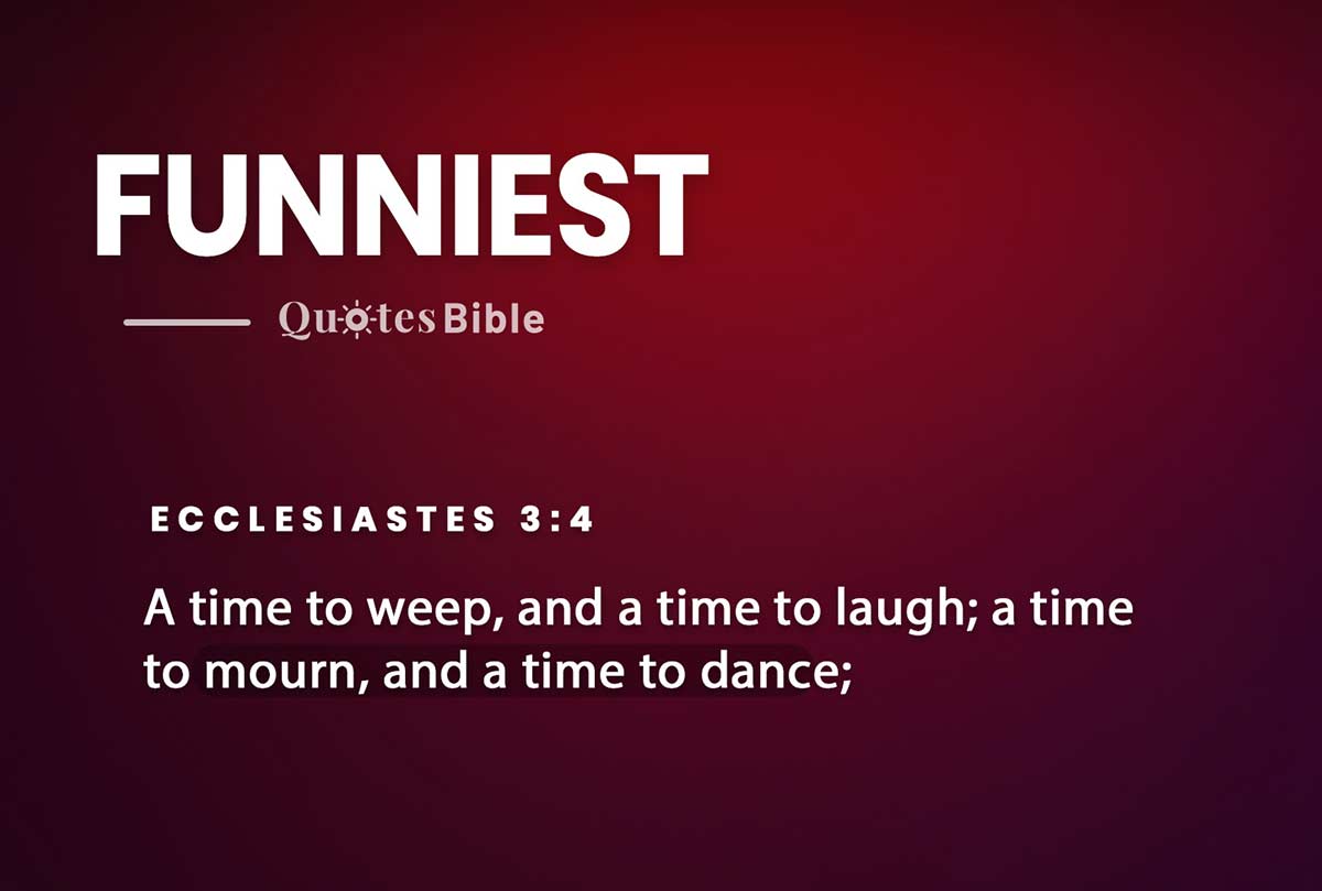 funniest bible verses quote