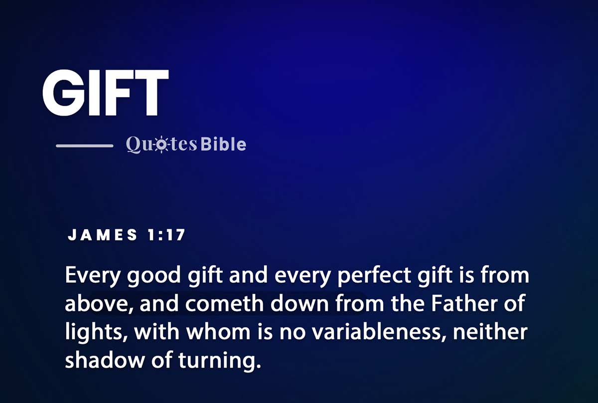 gift bible verses quote