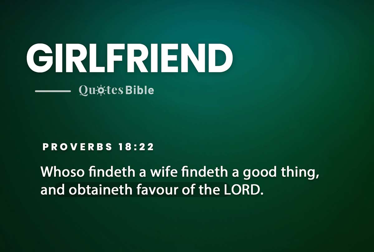 girlfriend bible verses quote