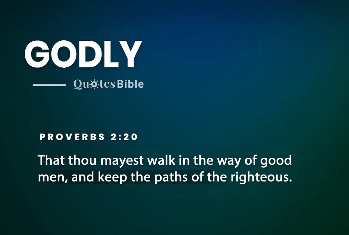 godly bible verses quote