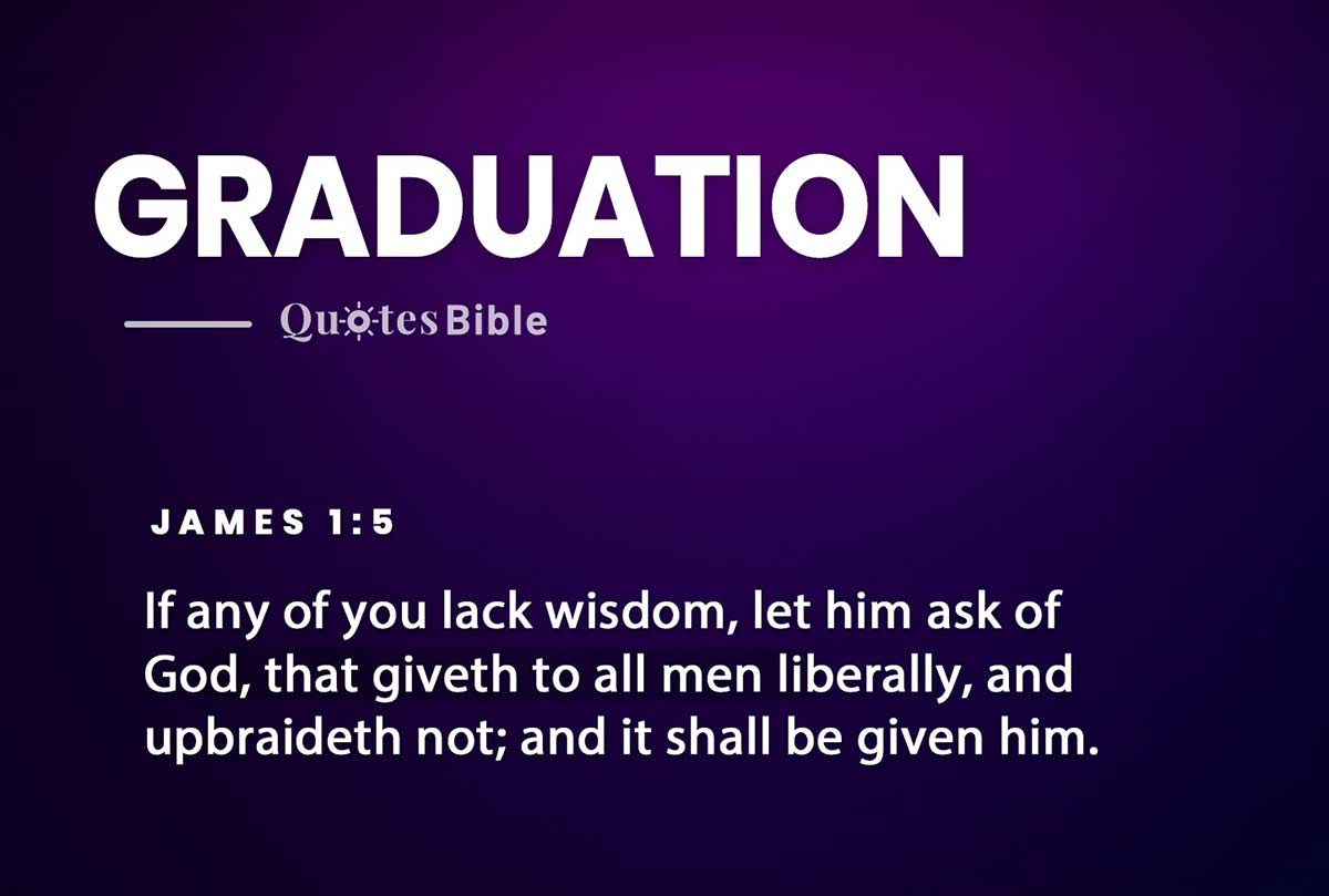 graduation bible verses quote