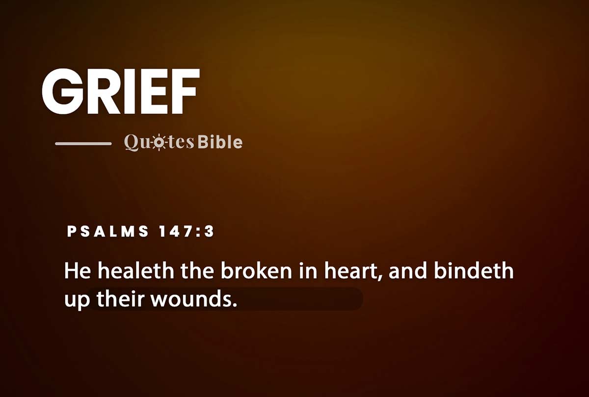 grief bible verses quote