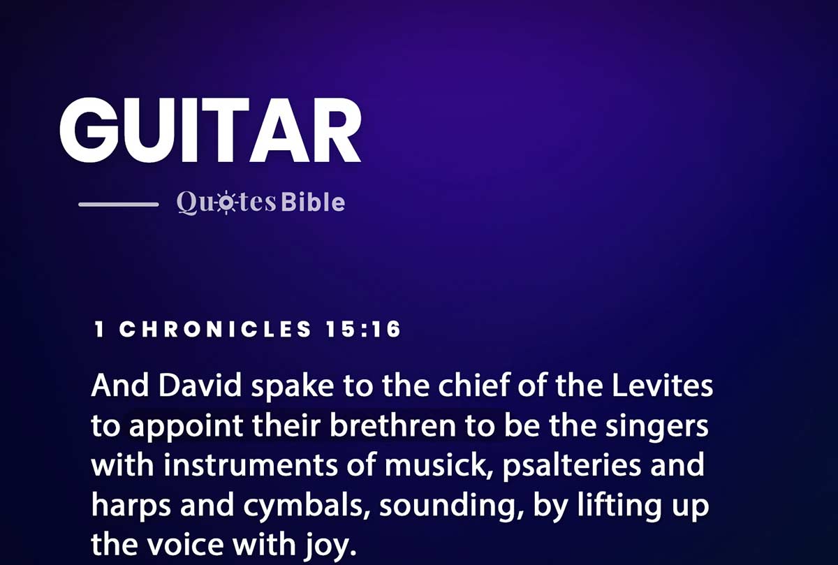 guitar bible verses quote