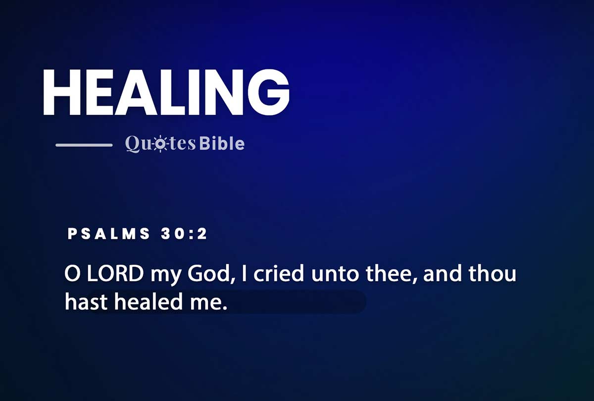 healing bible verses quote