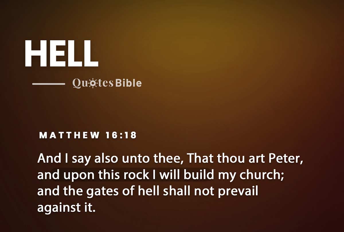 hell bible verses quote