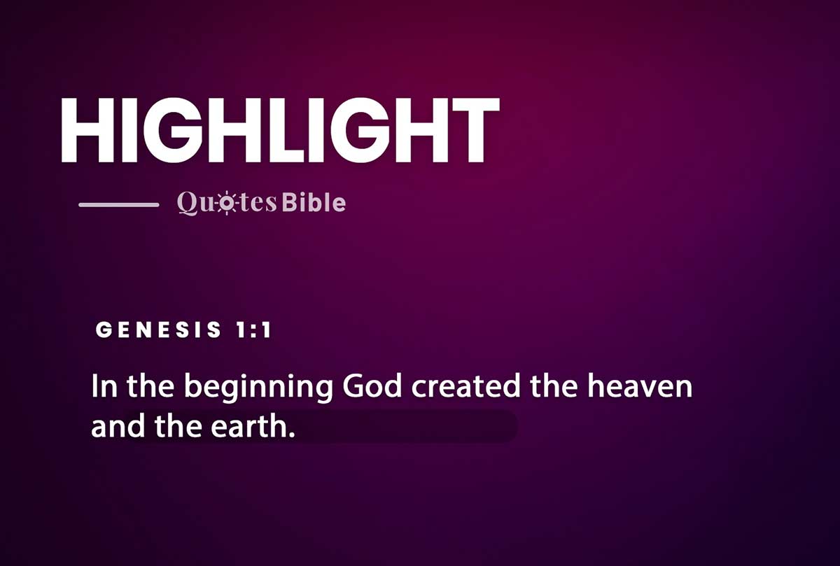 highlight bible verses quote