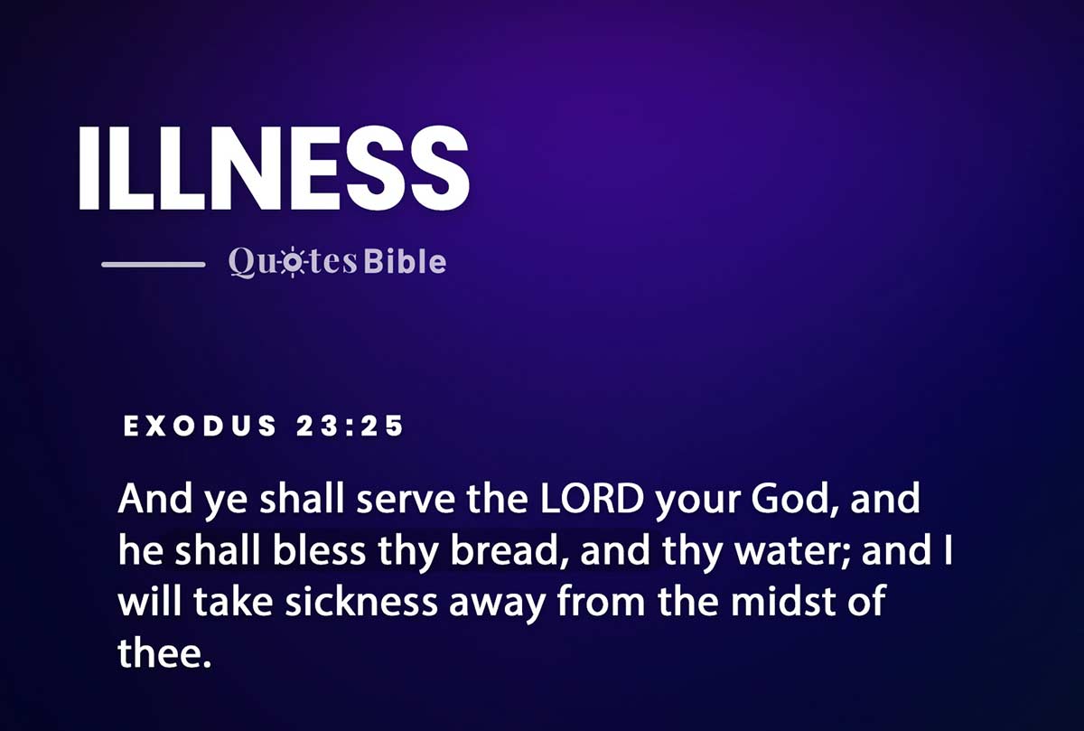 illness bible verses quote