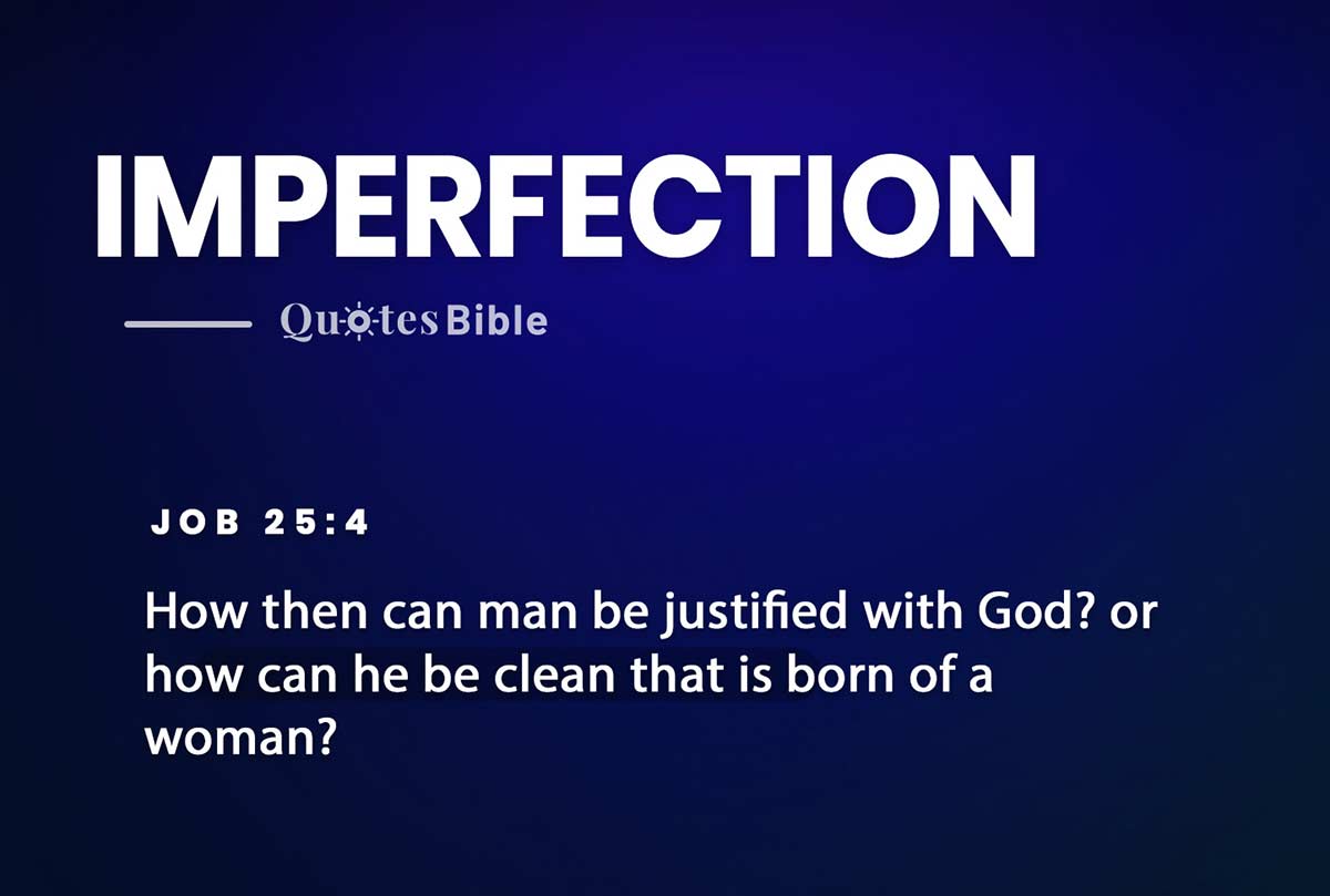 imperfection bible verses quote