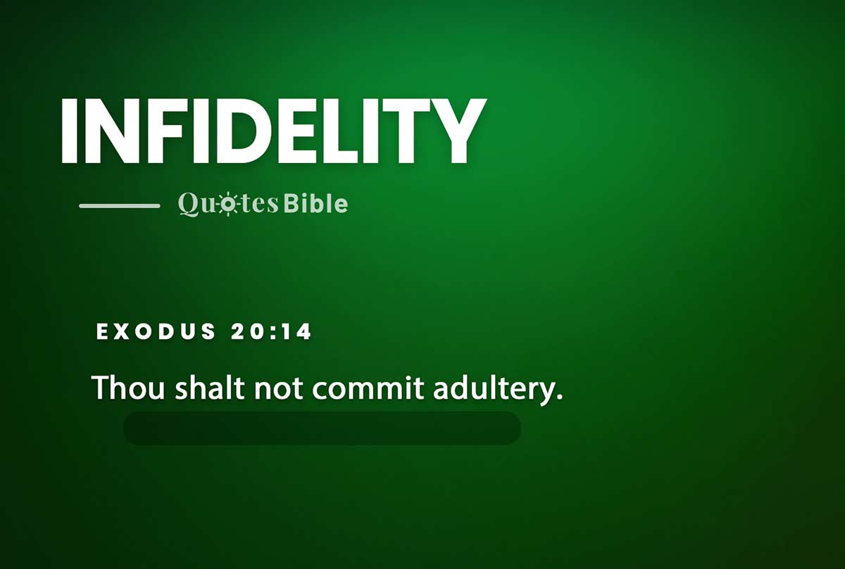 infidelity bible verses quote