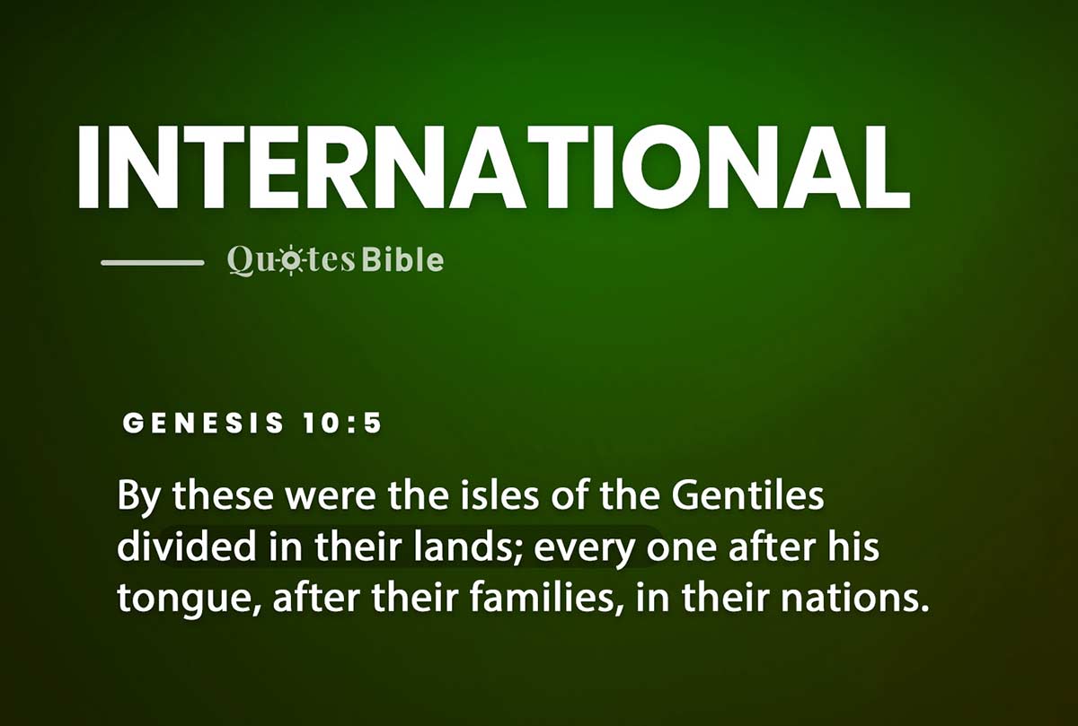 international bible verses quote