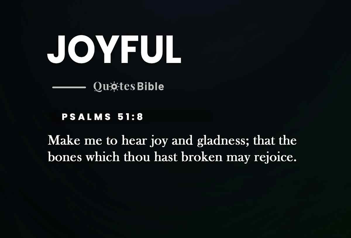joyful bible verses quote