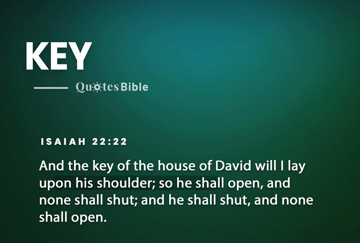 key bible verses quote