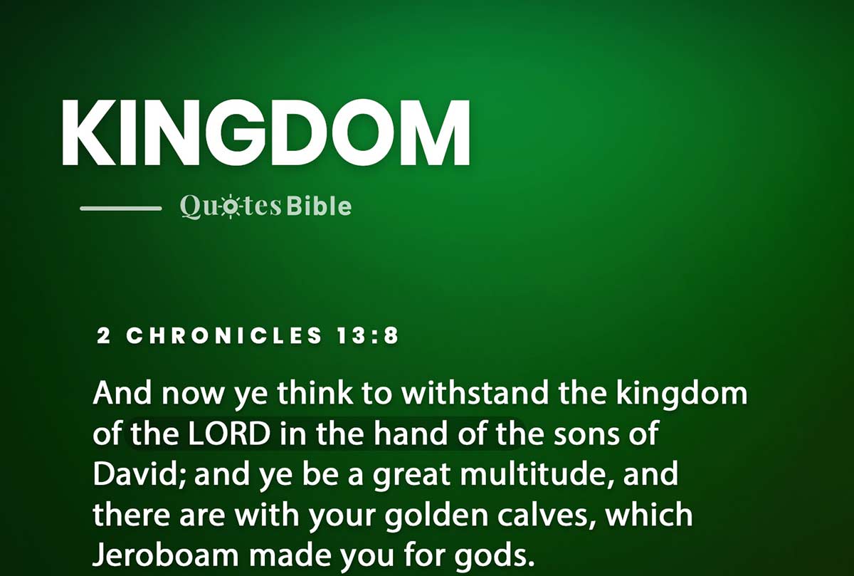 kingdom bible verses quote