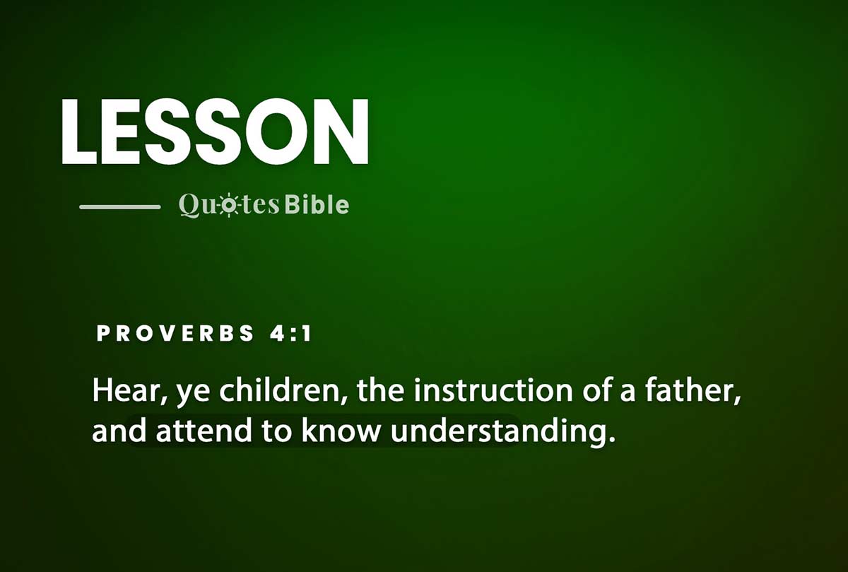 lesson bible verses quote