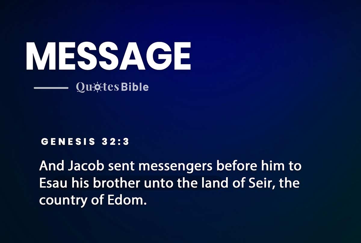 message bible verses quote