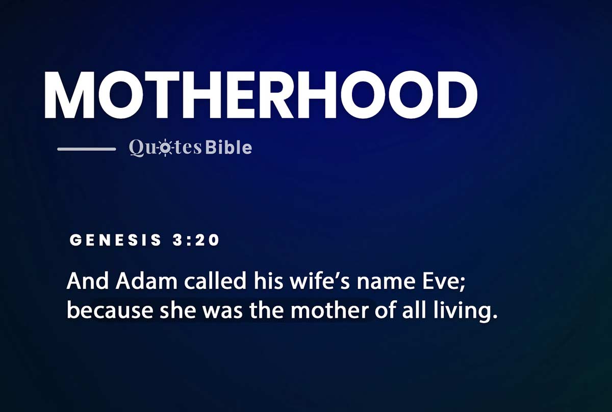 motherhood bible verses quote