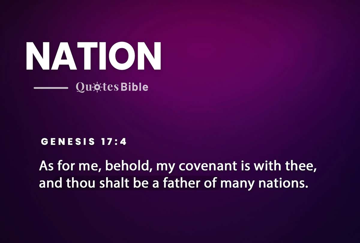 nation bible verses quote