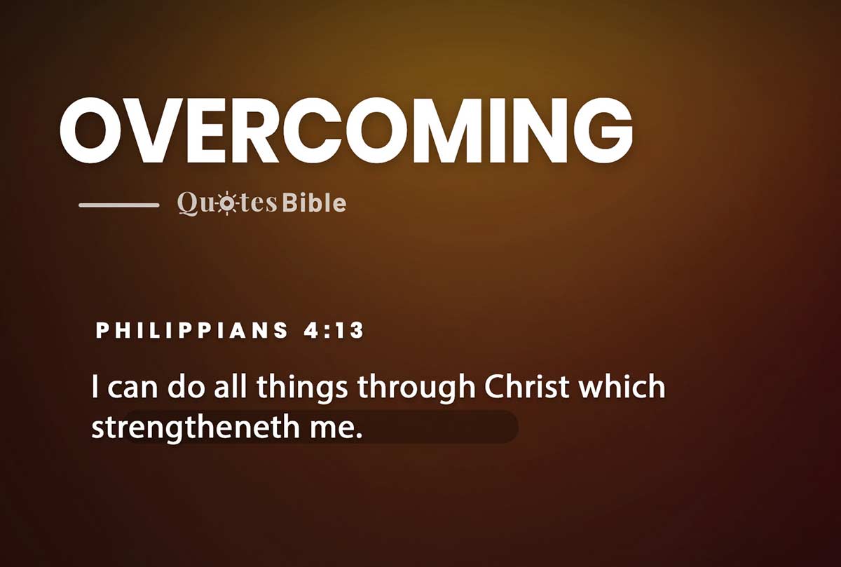 overcoming bible verses quote