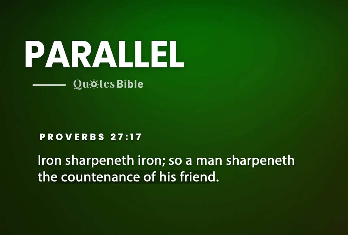 parallel bible verses quote