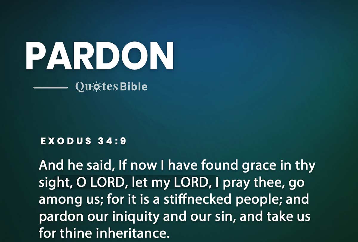 pardon bible verses quote