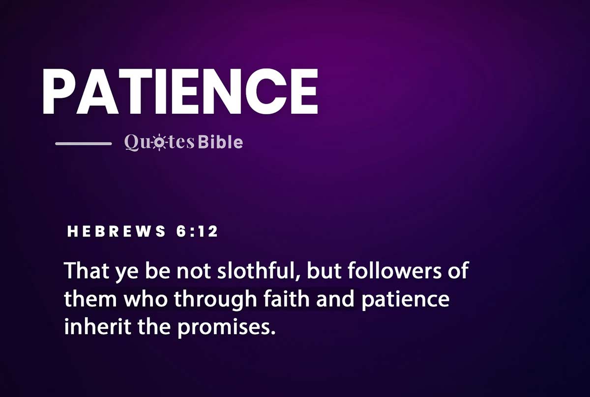 patience bible verses quote