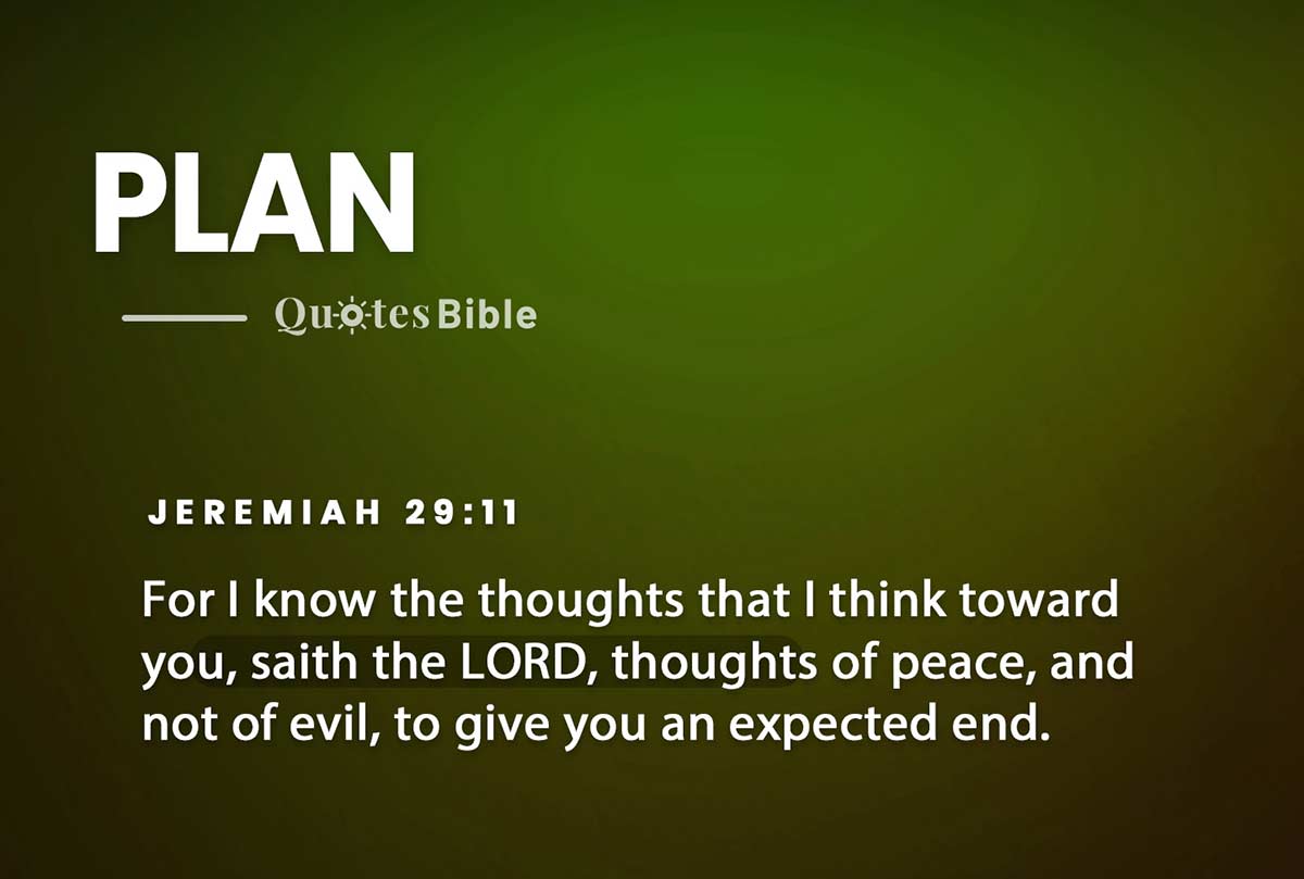 plan bible verses quote