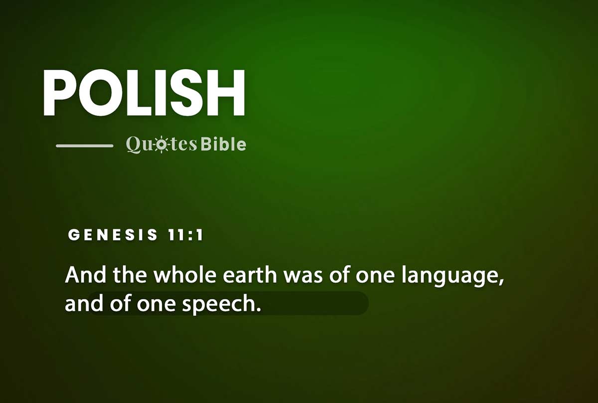 polish bible verses quote