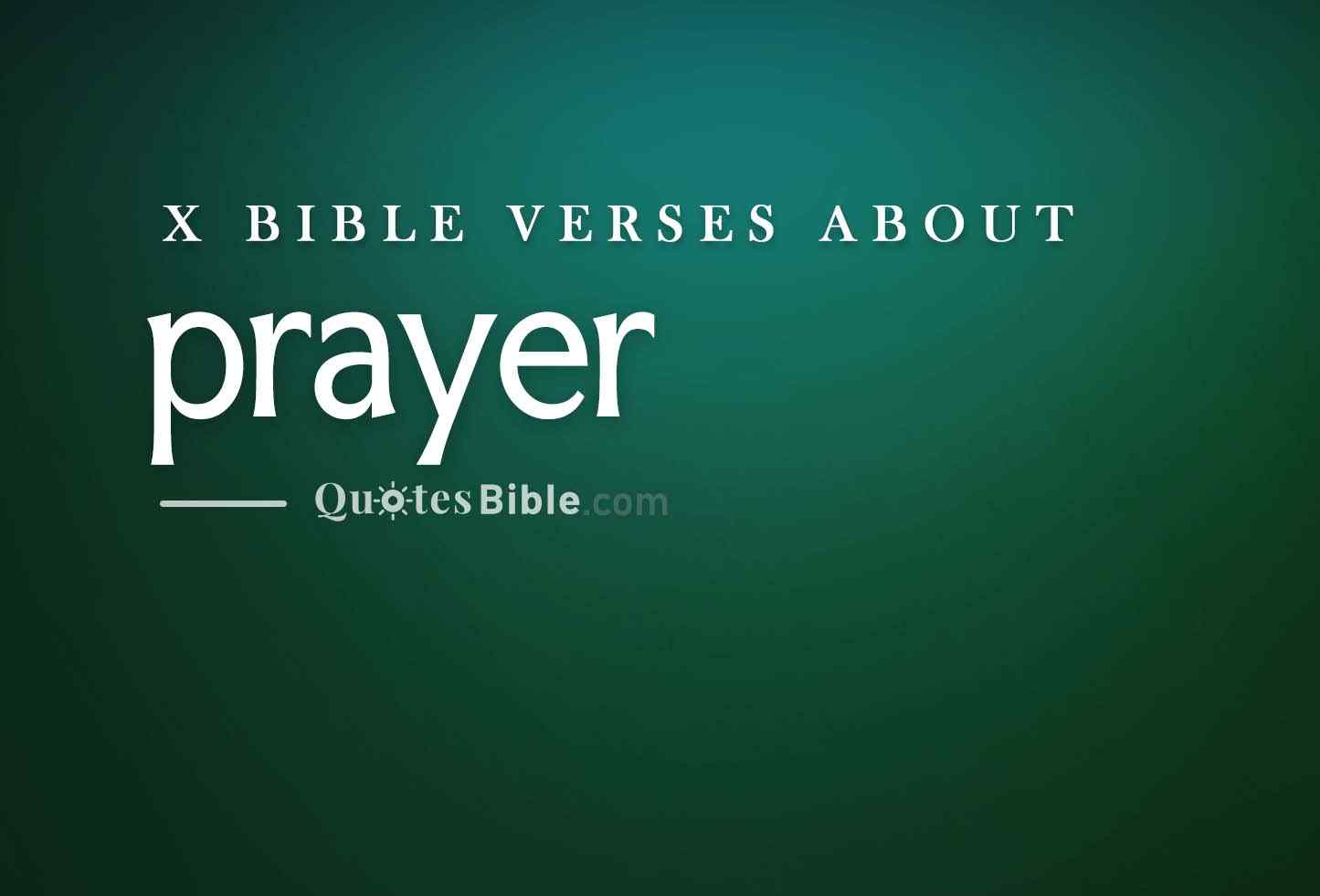 prayer bible verses quote