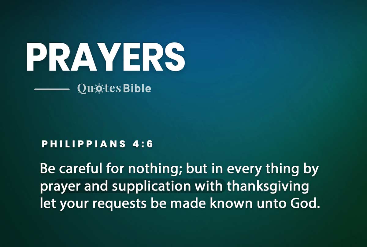 prayers bible verses quote